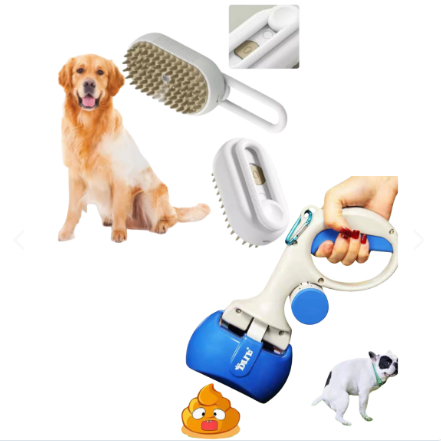 🟦 LimpiaRastro™ – Recogedor de popó portátil | Pasea con tu perro sin dejar rastro